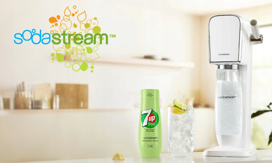 3x SYROP KONCENTRAT 7up FREE DO SATURATORA SODASTREAM 9L NAPOJU z 440ml Kolor dominujący zielony