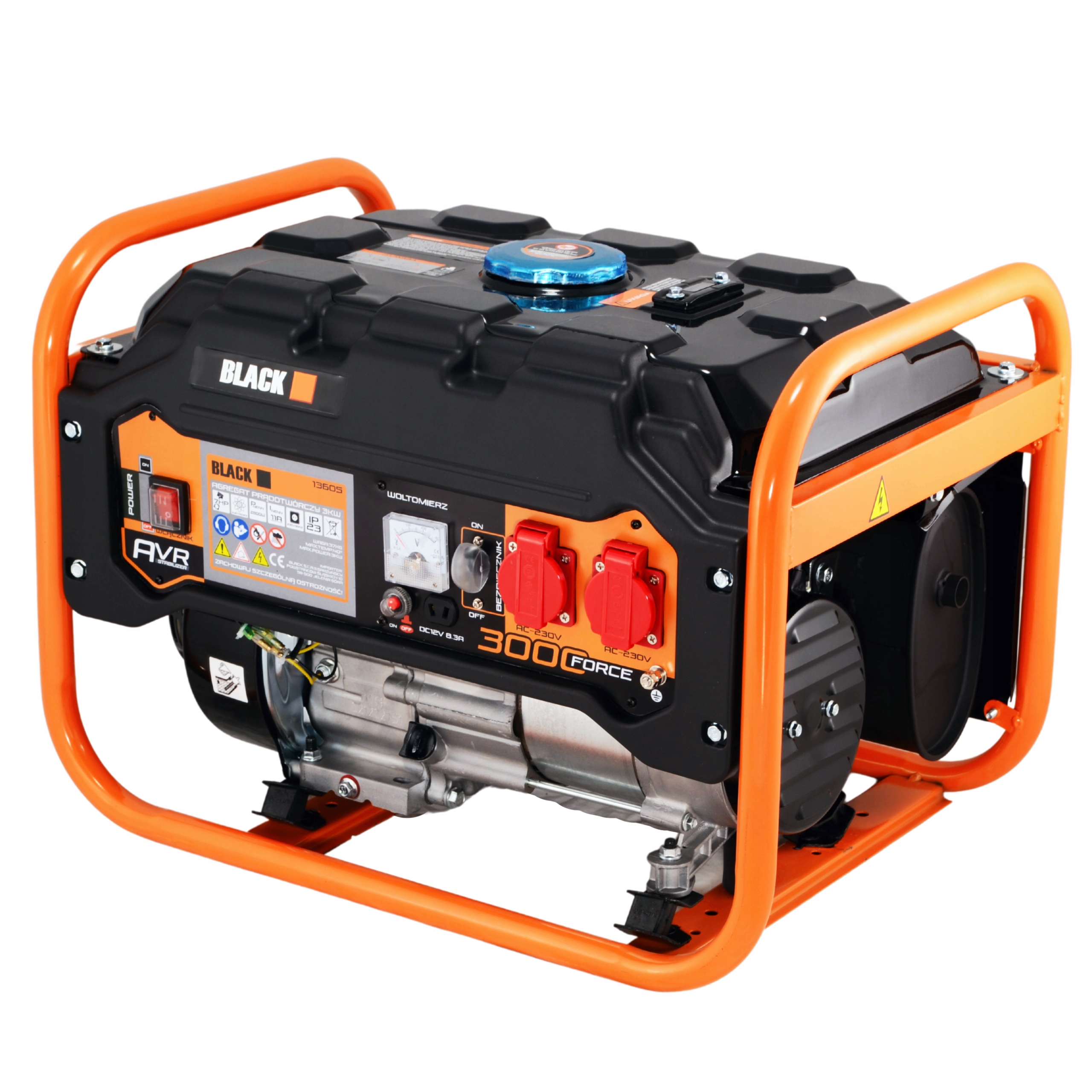 AGREGAT PRĄDOTWÓRCZY 230V 7HP 2800W AVR Model BLACK-13605