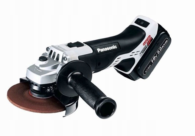Zestaw Panasonic Szlifierka kątowa 18V 125mm 2 x 18V 5.0Ah Li-ion ładowar