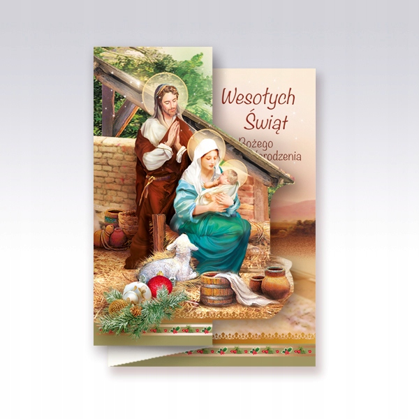 KARNET KARTKA LAURKA BOŻE NARODZENIE KOPERTA 1 szt