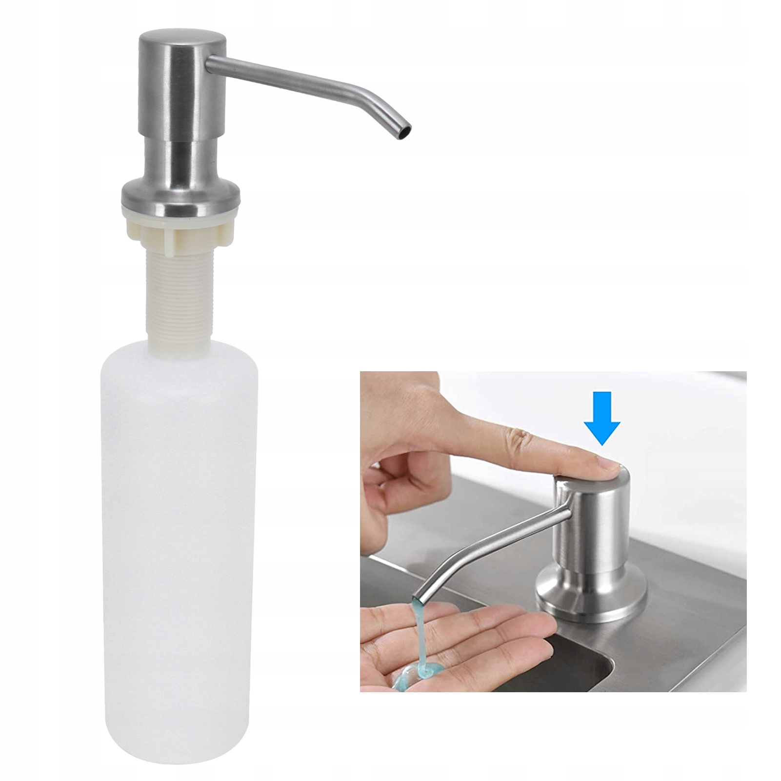 DOZOWNIK CHROMOWANY PŁYNU MYDŁA ZLEWOZMYWAK Kod producenta 3112210031211