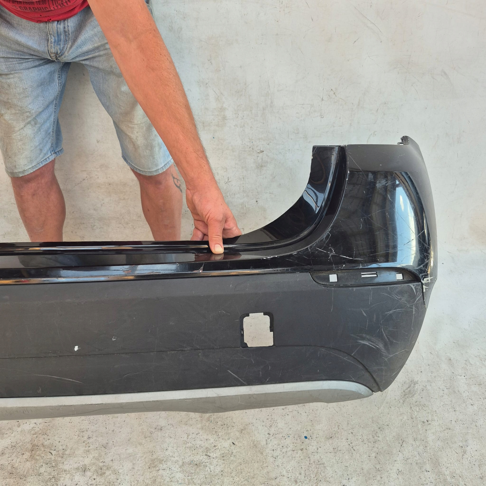 BMW X1 E84 09-12 bumper rear part rear