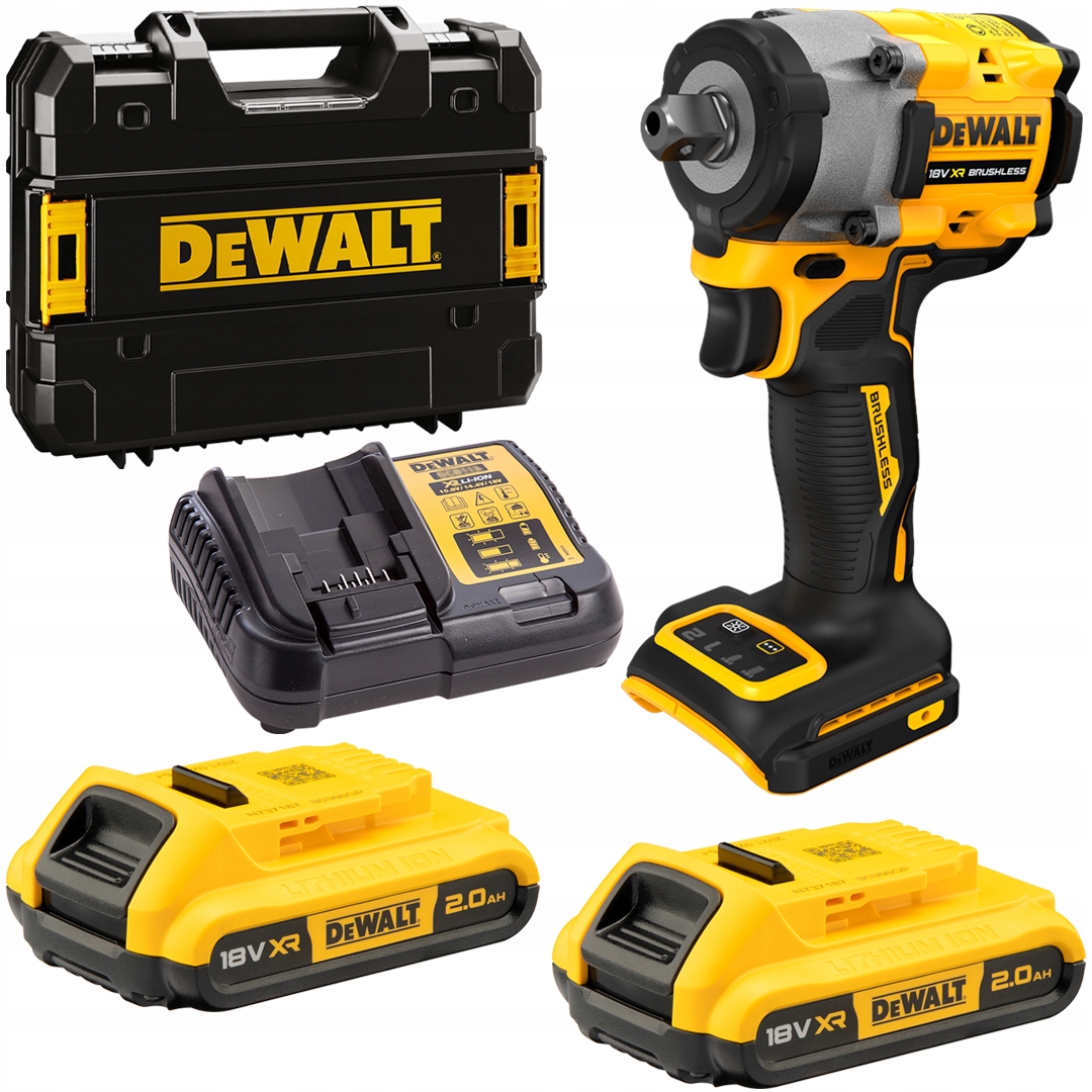 

Klucz udarowy 1/2 18V 406Nm 2x2Ah DeWALT DCF922D2T