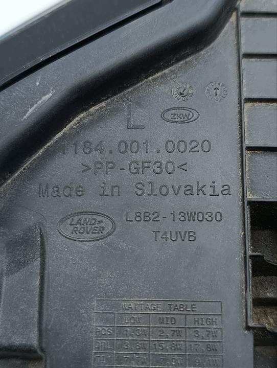 фара L8B213W030FF LAND ROVER DEFENDER STATION WAGON 2022 с левой