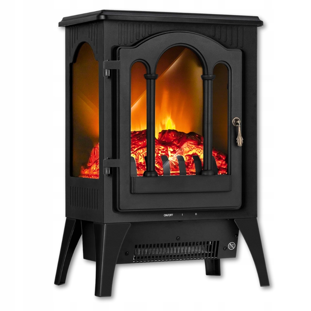 Fantastický elektrický Ohřívač Krbu regulovatelný domácí Farelka