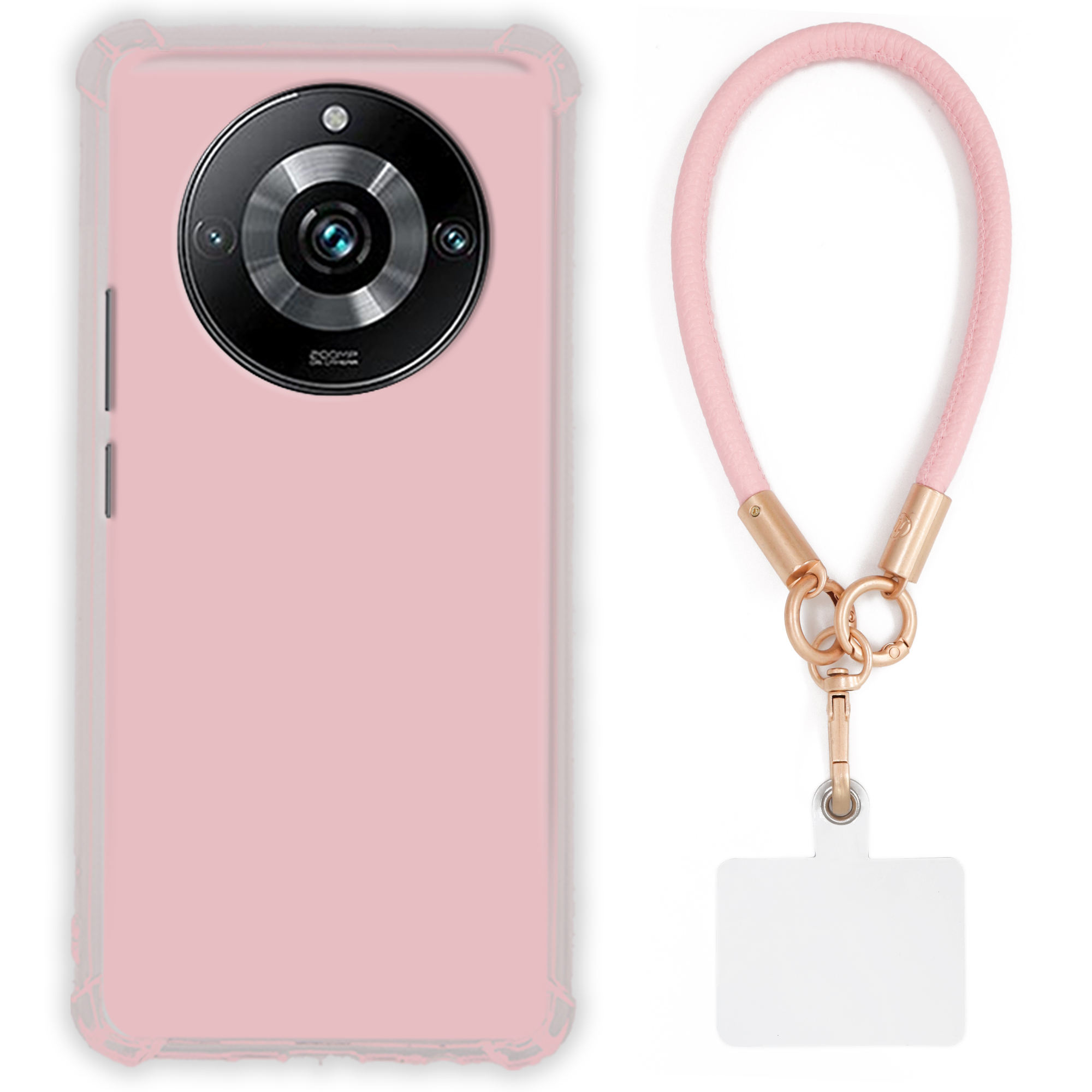 Pouzdro Pro Realme 11 Pro Plus Case Antishock Pinky Růžové vodítko Sada Tpu