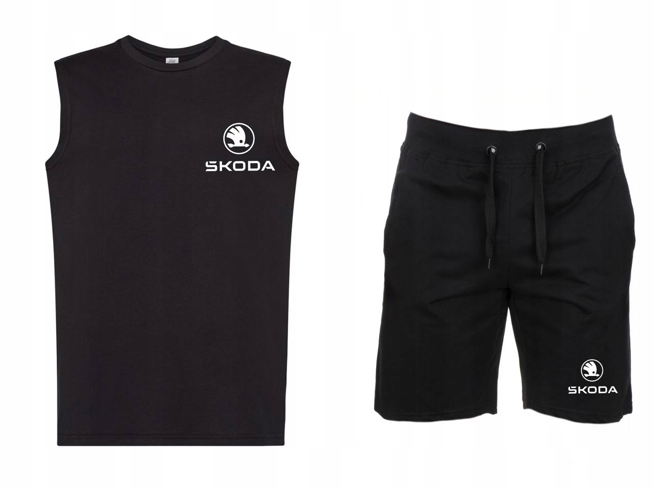 Tričko Tílko Bez Rukávů Krátké Kraťasy Škoda XXL