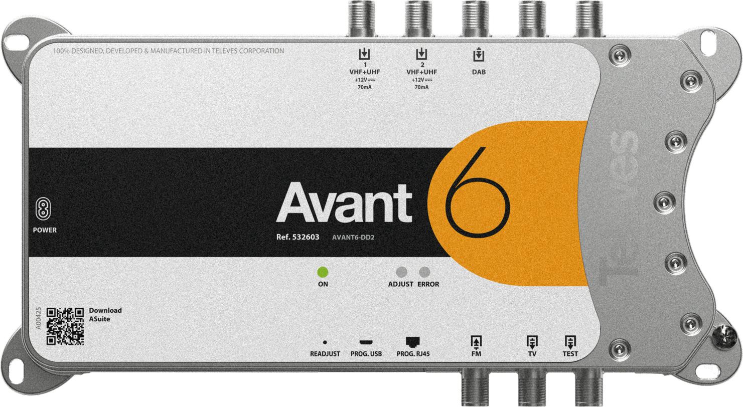 Kanálový zosilňovač Televes Avant 6 ref. 532603
