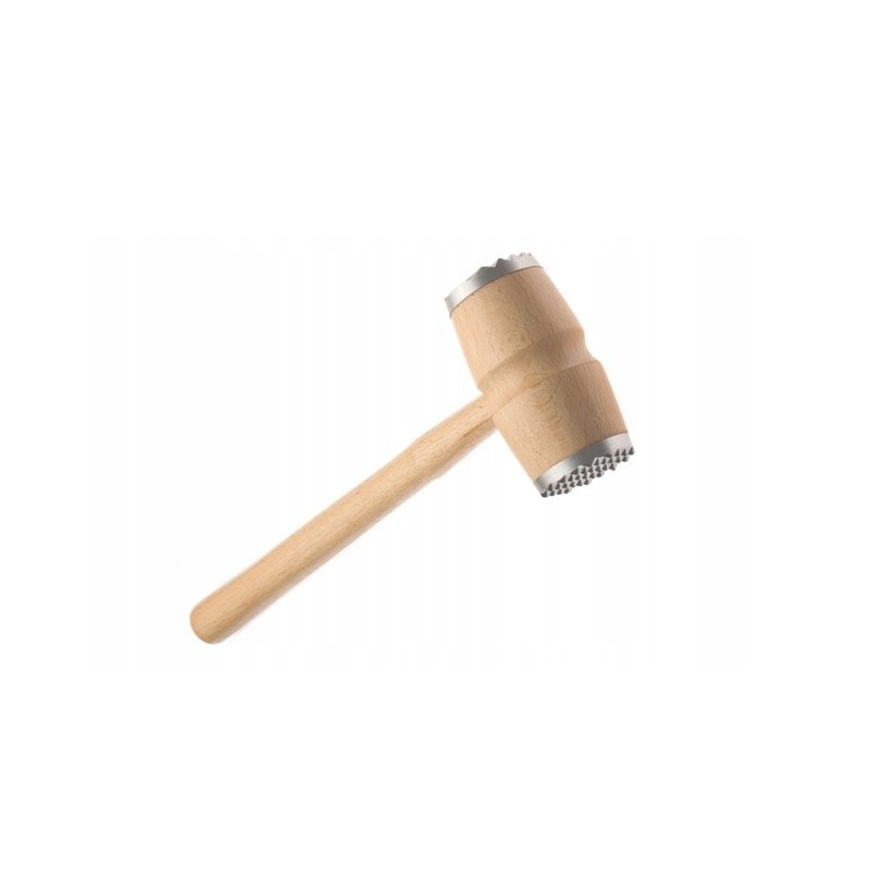 

Tłuczek Do Mięsa Kotletów Dwustronny Drewno Solidn