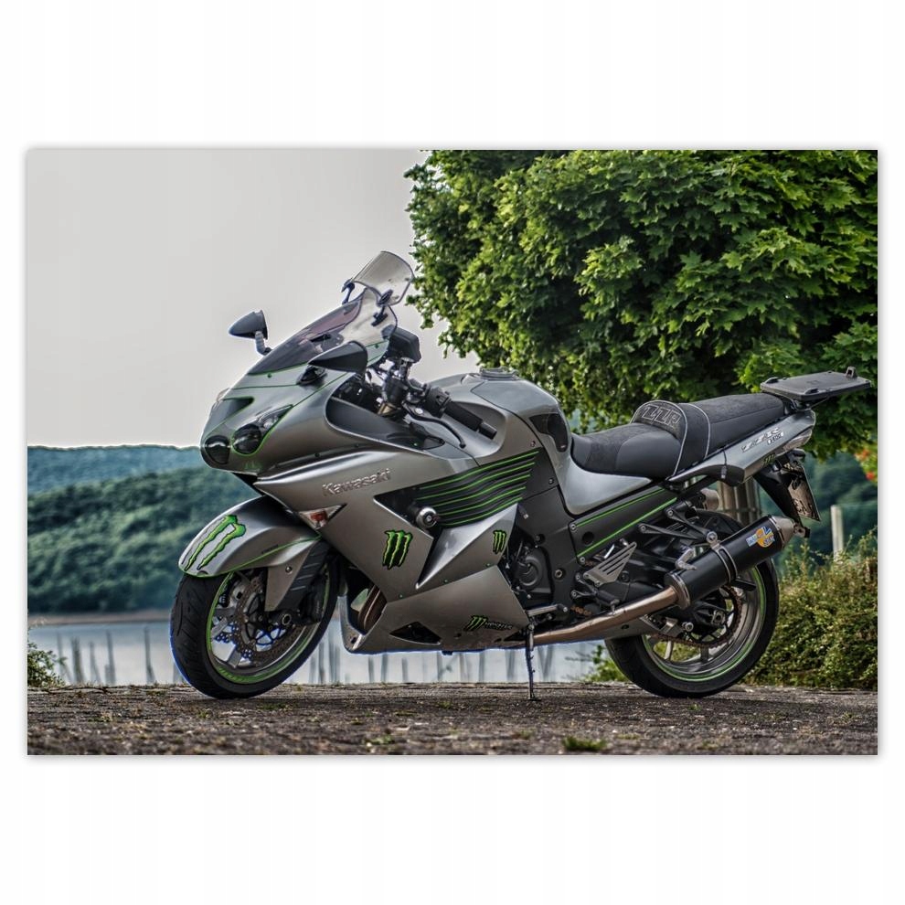 

Naklejki 70x50 Kawasaki Motor Motocykl