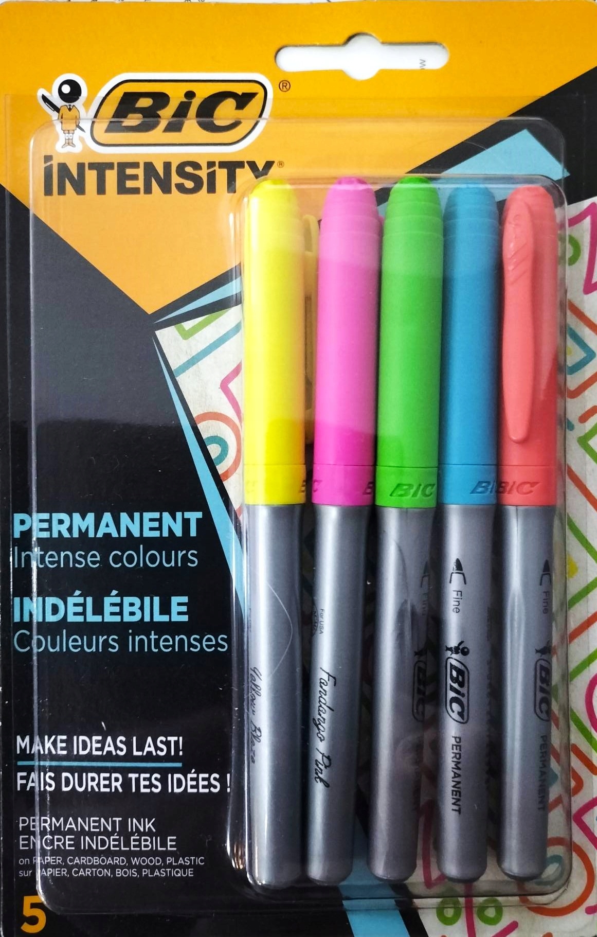 

Markery permanentne Bic Intensywne