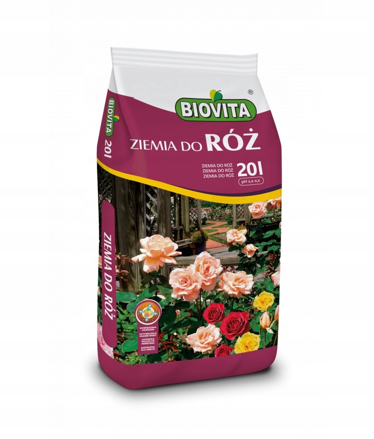 GOTOWE PODŁOŻE ZIEMIA DO RÓŻ 20 L BIOVITA