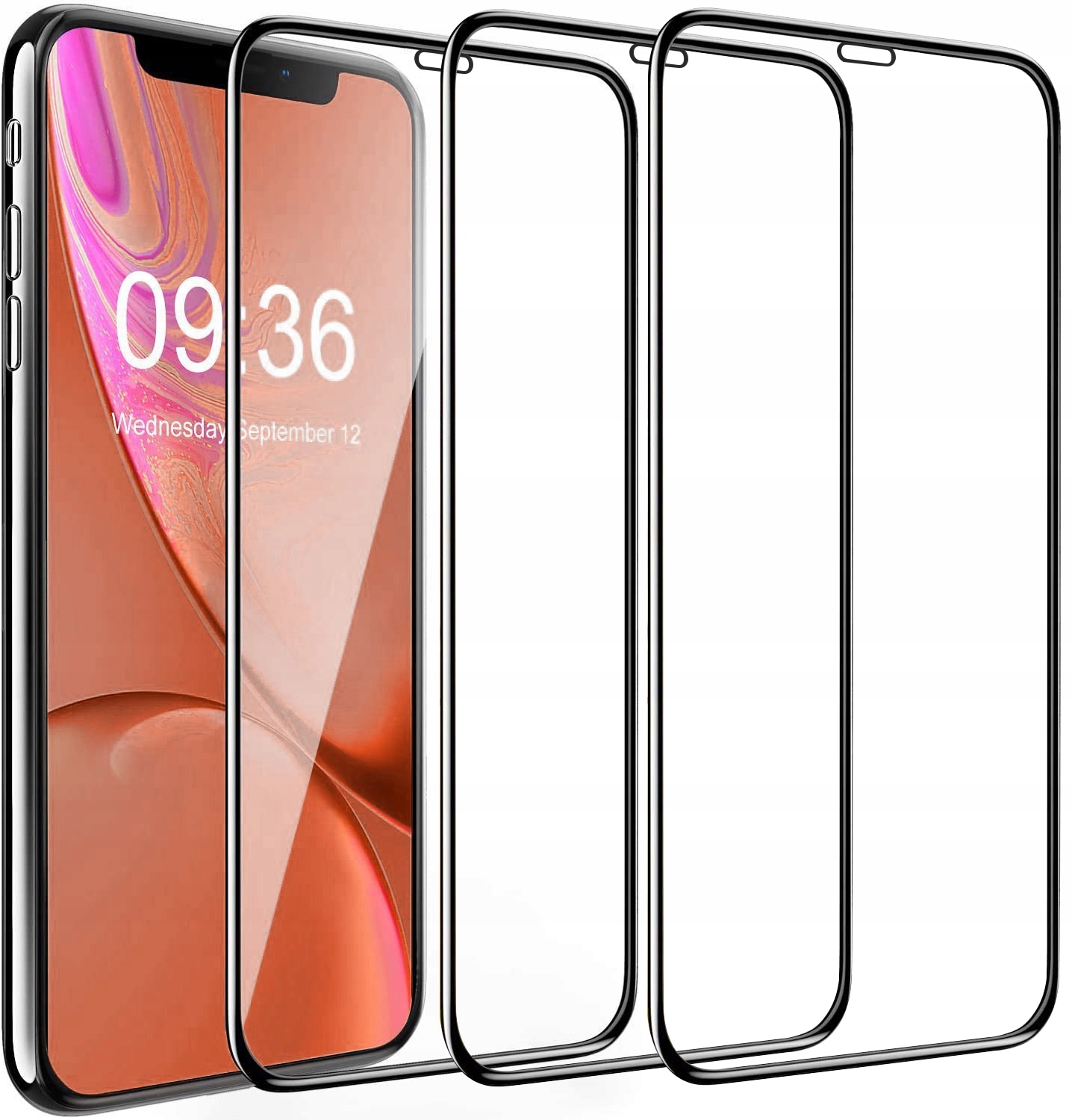 

3x Szkło na Cały Ekran 5D do iPhone 11 Xr