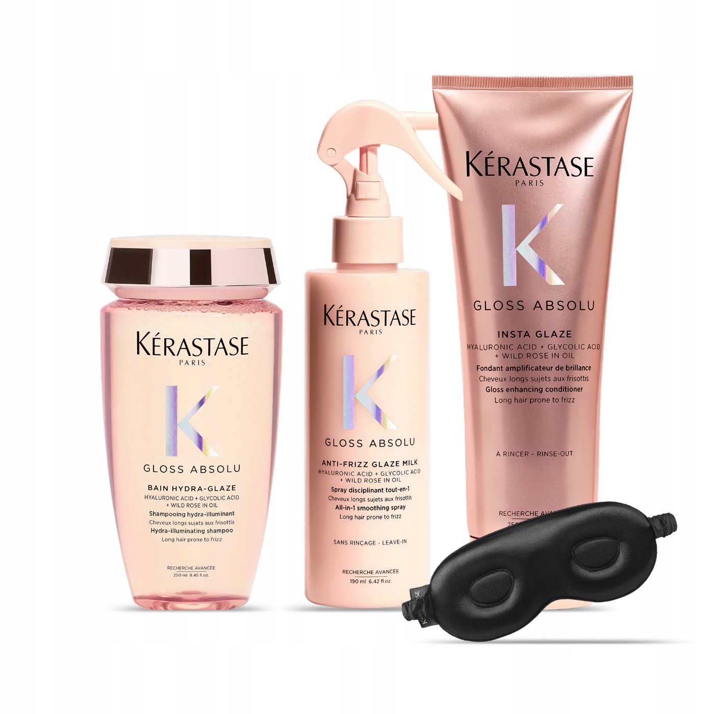 Kérastase Gloss Absolu Pełny Zestaw Wygładzający Włosy Puszące Się +Prezent