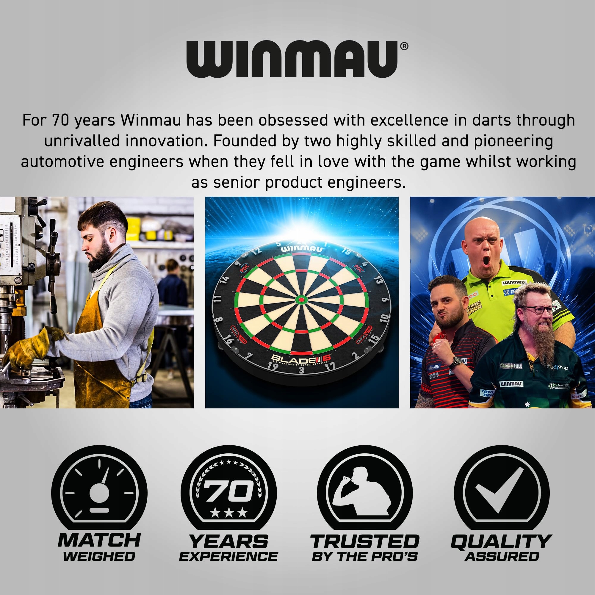 WINMAU Lotki Darts Navigator 21g 90% Wolfram Zestaw z Piórkami i Shaftami — miniatura 6