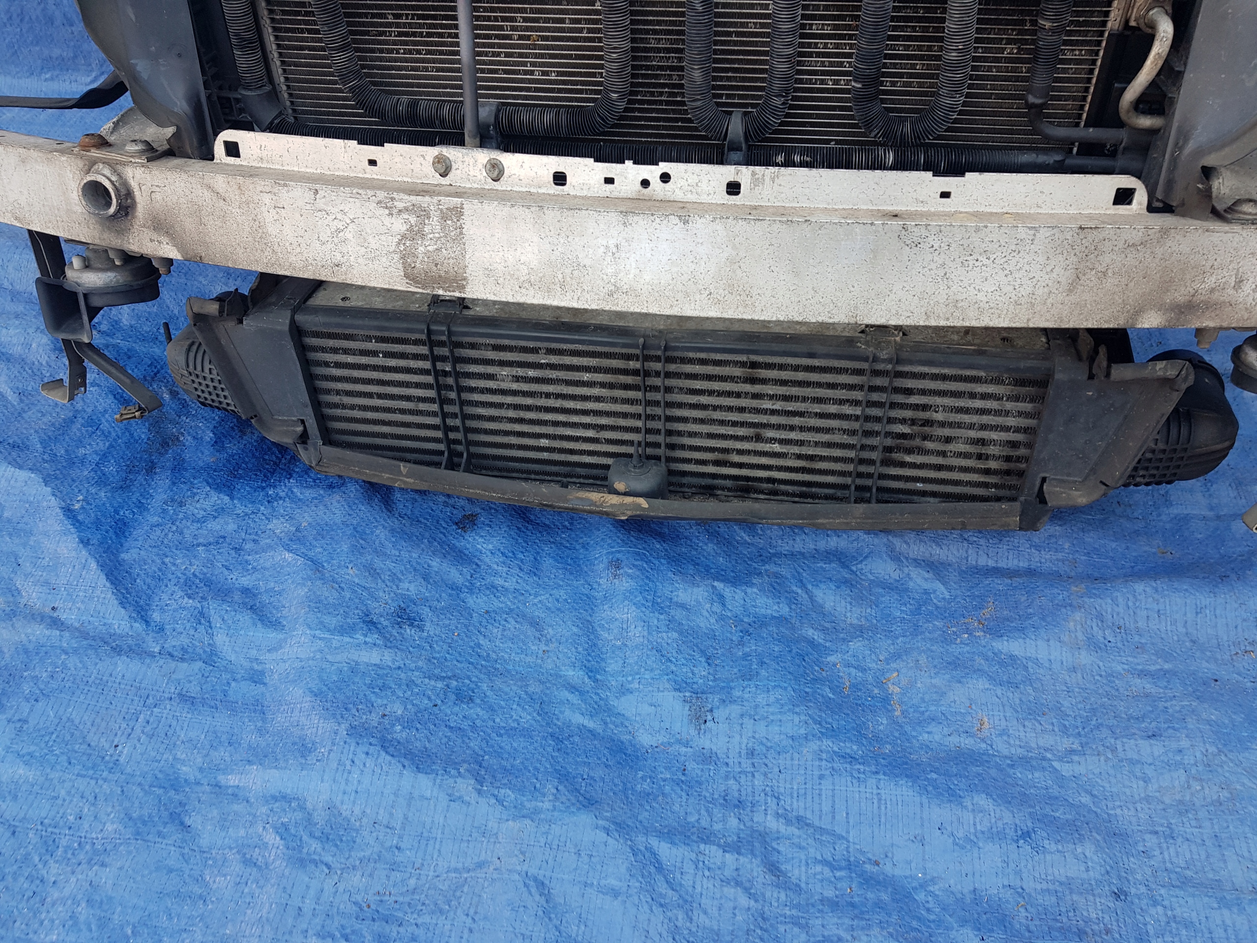 support panel for radiators radiator MERCEDES W204 2.2 CDI