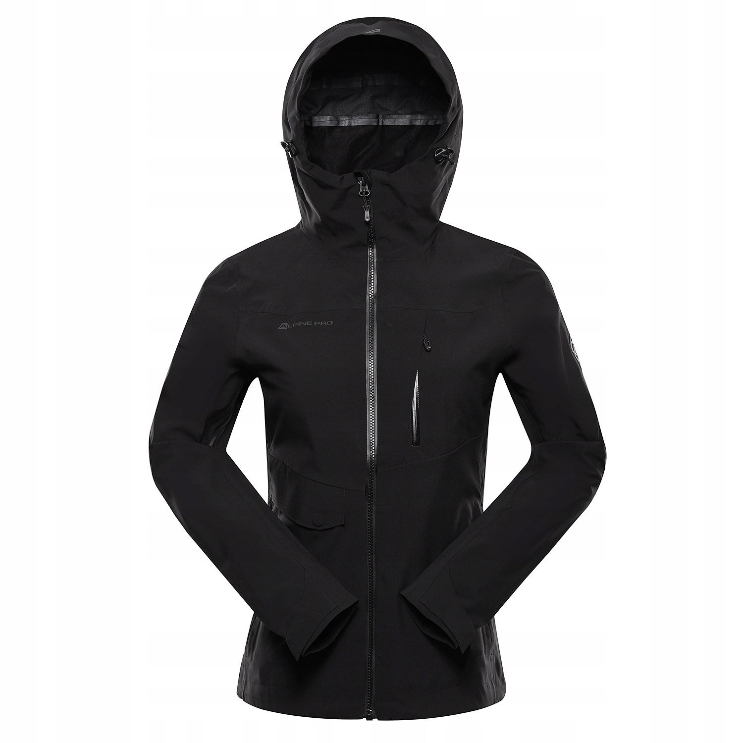 Kurtka damska trekkingowa wodoodporna Alpine Pro Zarra 2 k.czarny r.XL