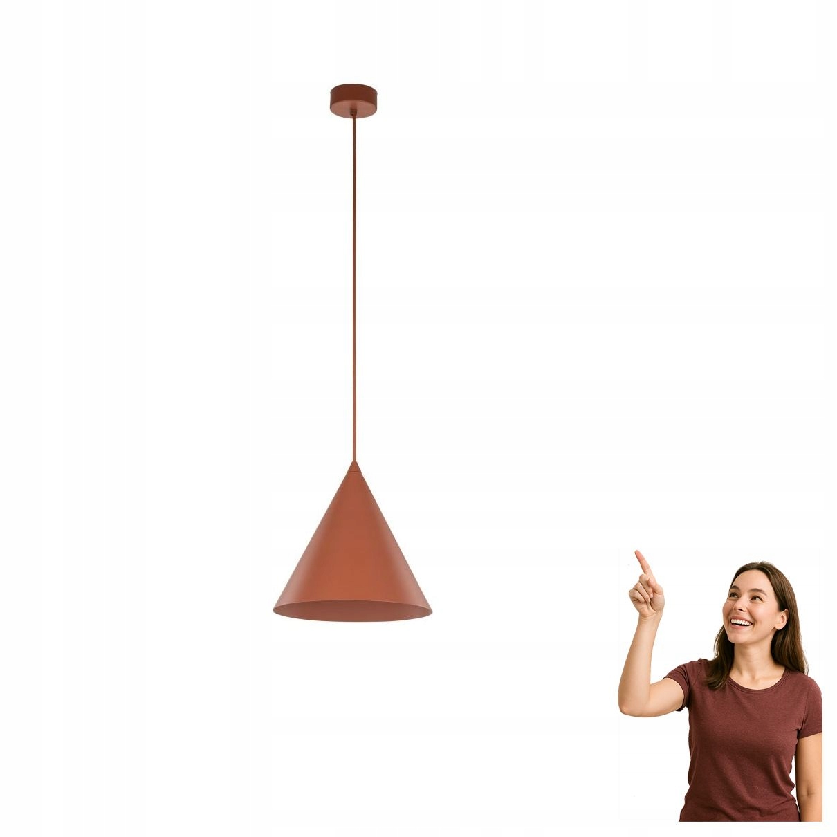 Závěsná lampa Shine Red 6632 Tk Lighting