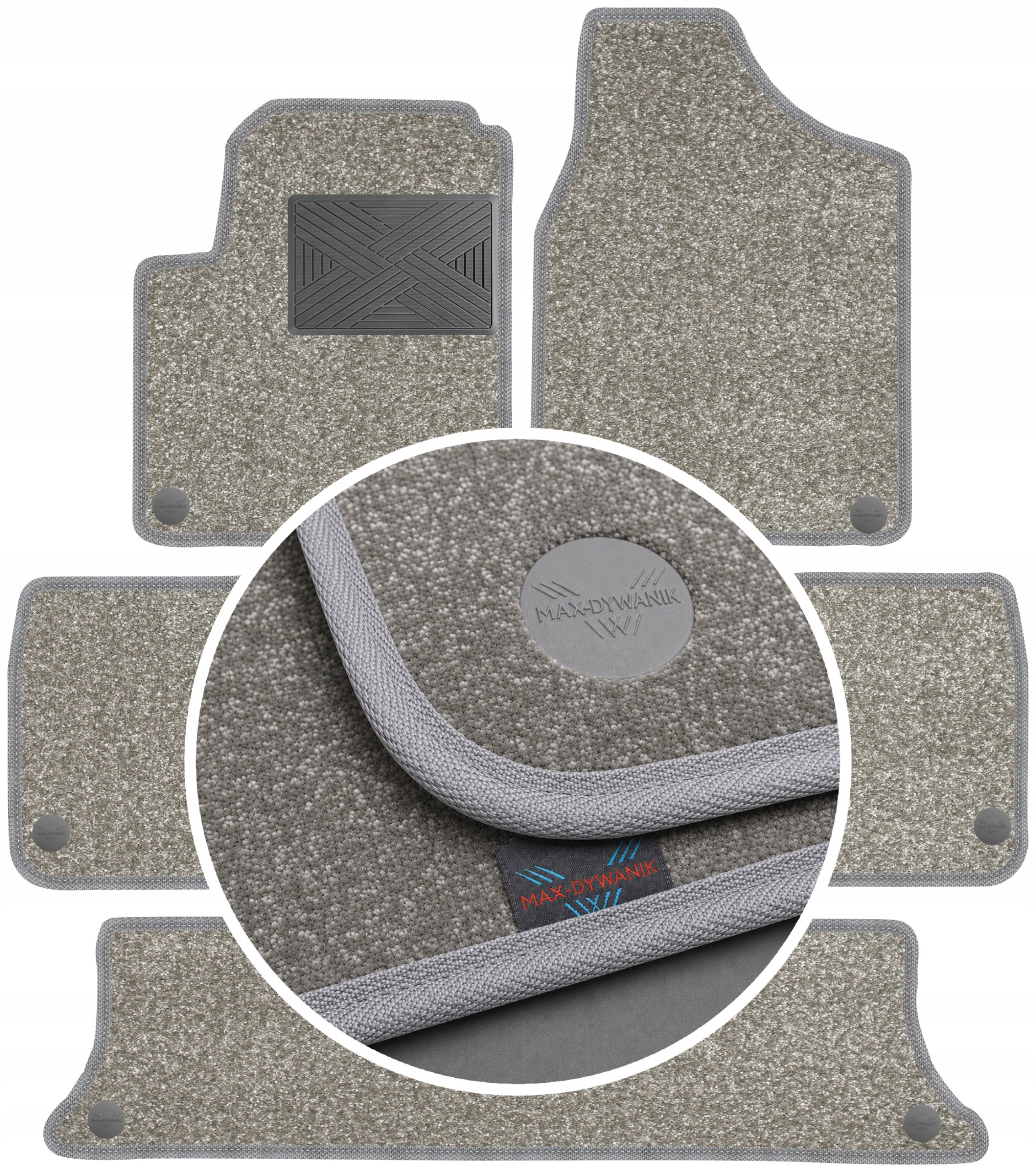 Vw Sharan I 7os 1998-2010 Koberce do auta Perl-Line 12 mm