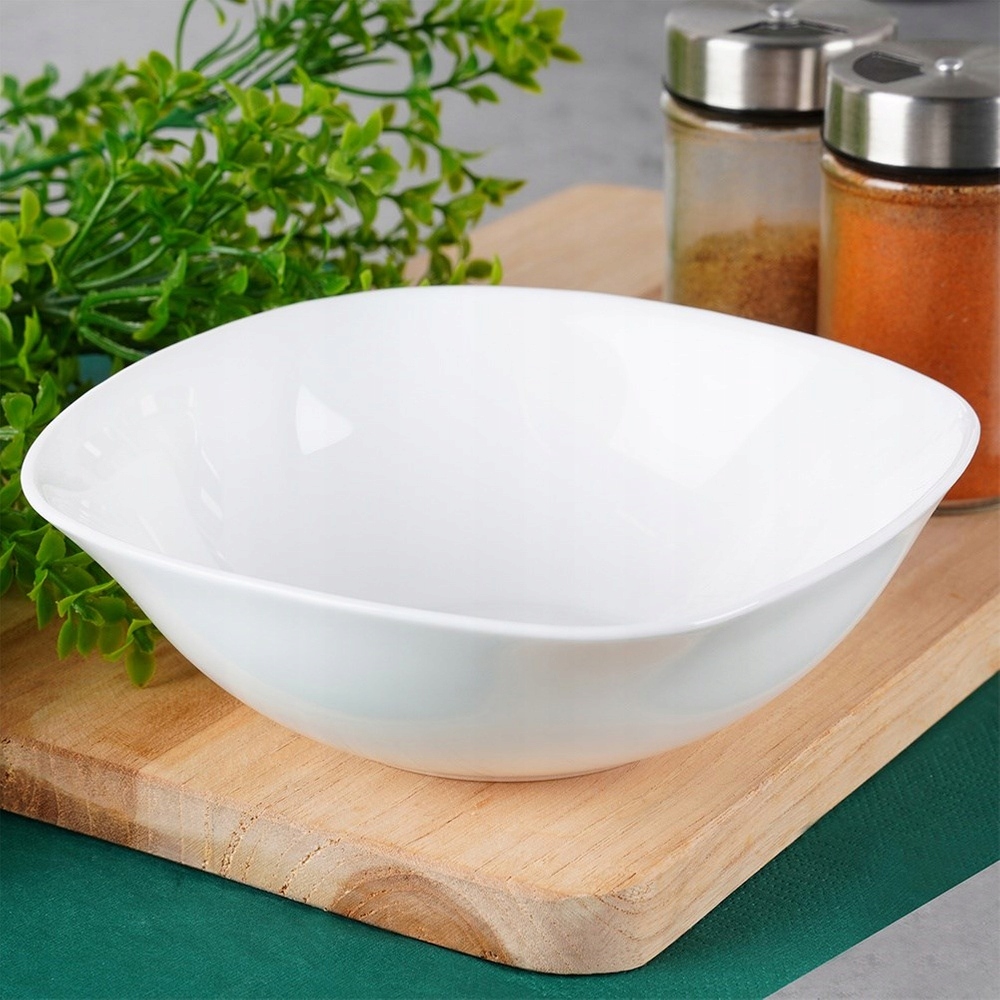 Miska MISECZKA salaterka biała na surówki przekąski desery sałatki 400 ml Linia Luna