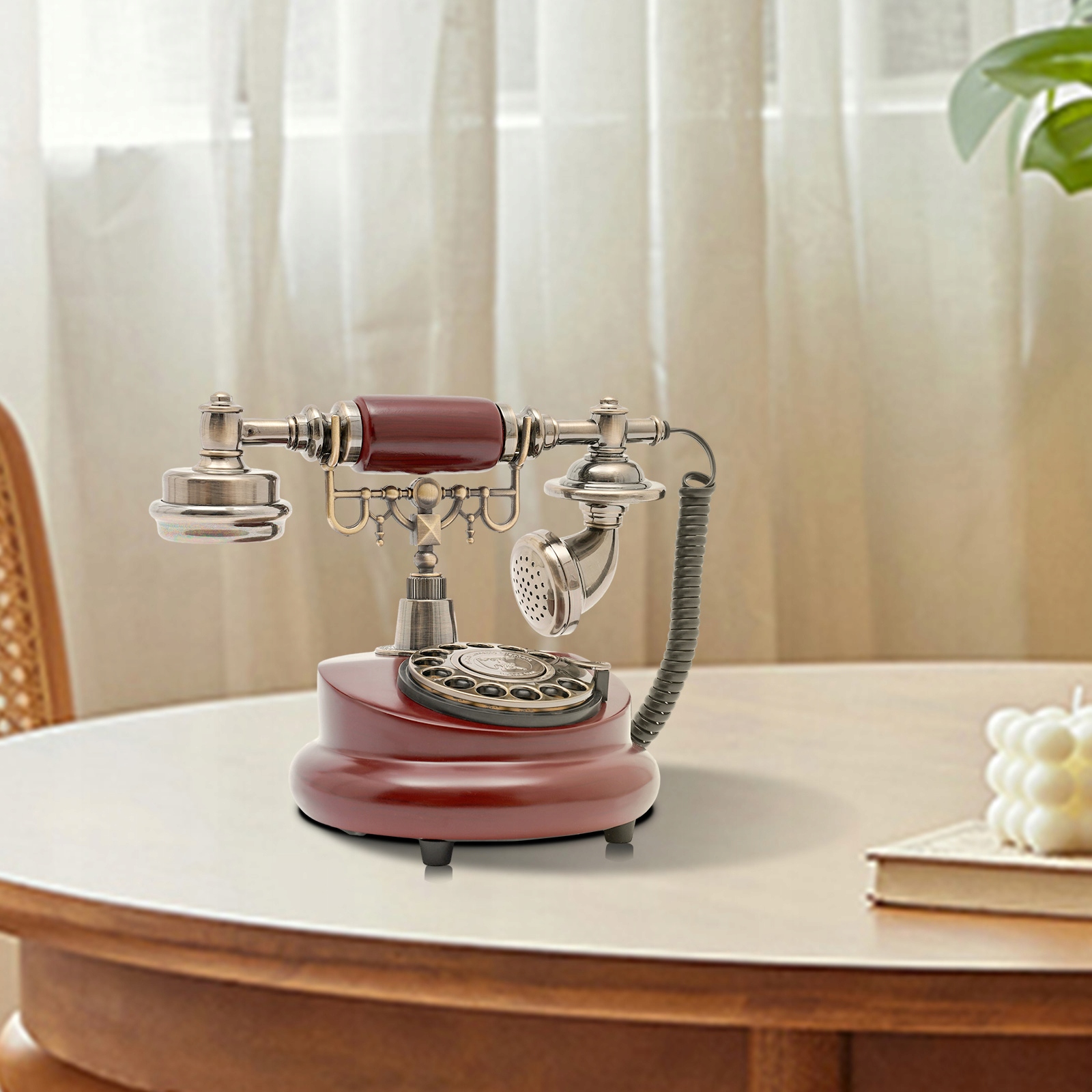 MS-6100B Telefon stacjonarny bezprzewodowy z rysikiem vintage Kod producenta WK1512 MS-6100B