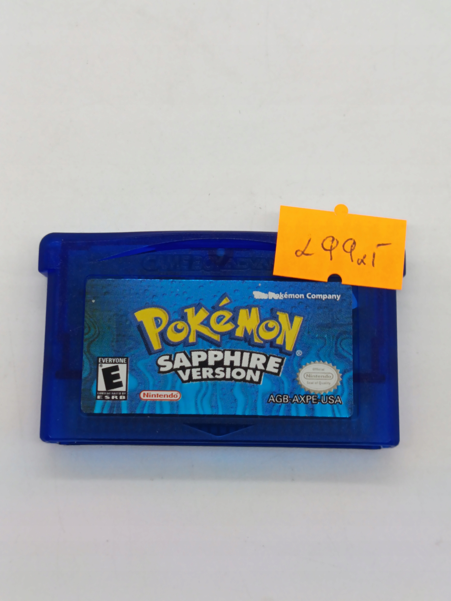 Pokemon Sapphire Nintendo Game Boy Advance GBA Oryginał