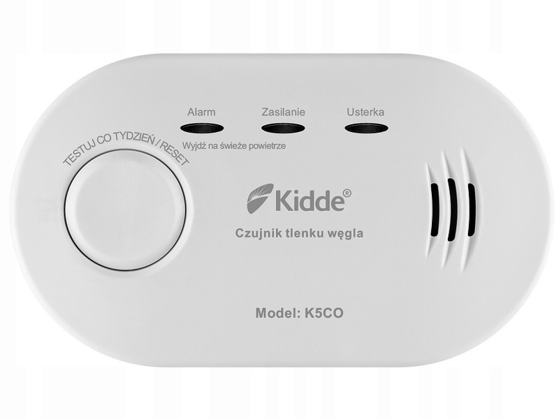 

Czujnik tlenku węgla (czadu) Kidde K5CO