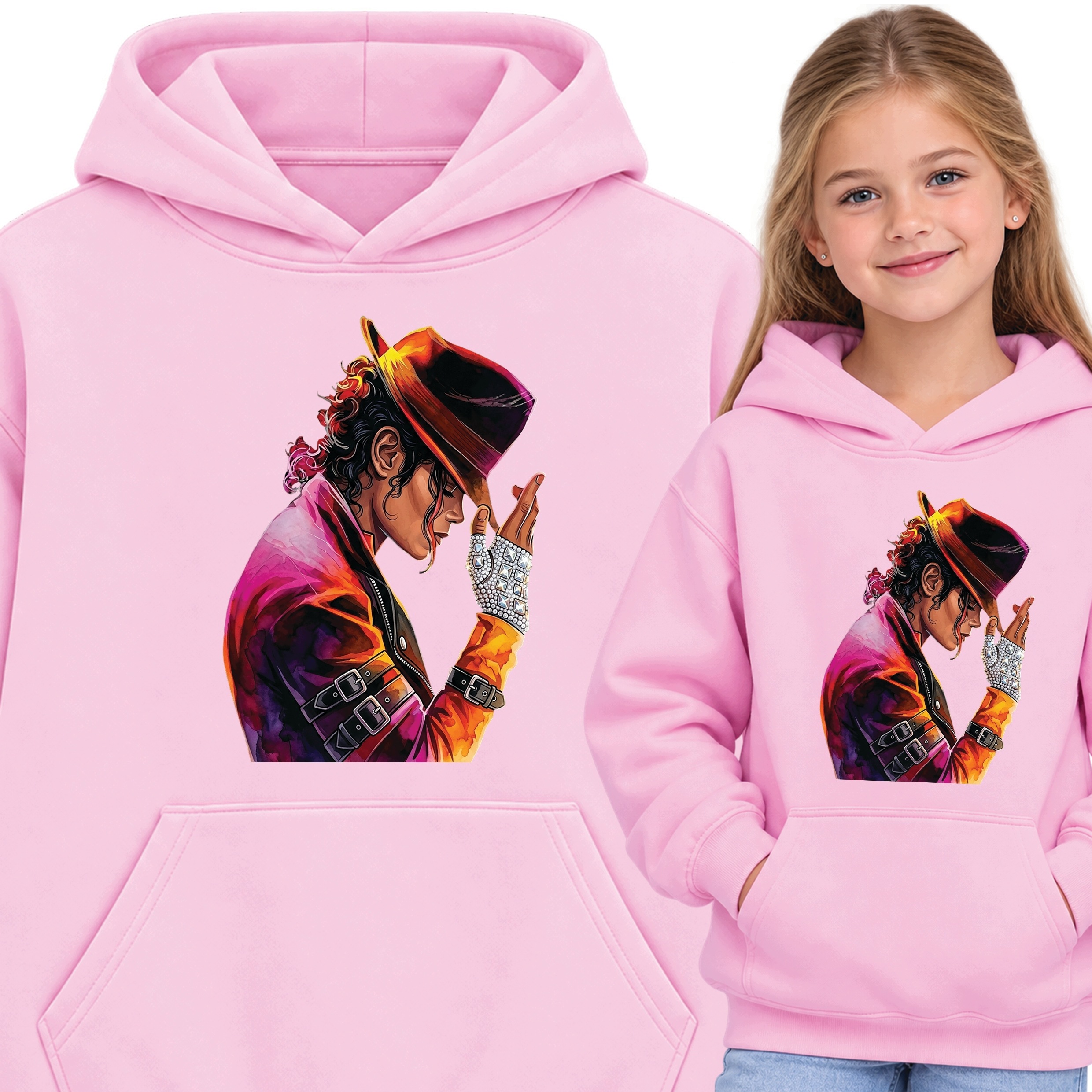 Bluza Michael Jackson Dziecięca Dla Fana Król Pop 9-10