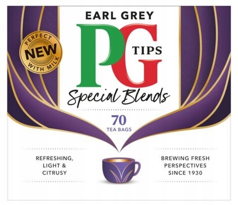 Herbata czarna ekspresowa Pg Tips 175 g Earl Grey 70 torebek