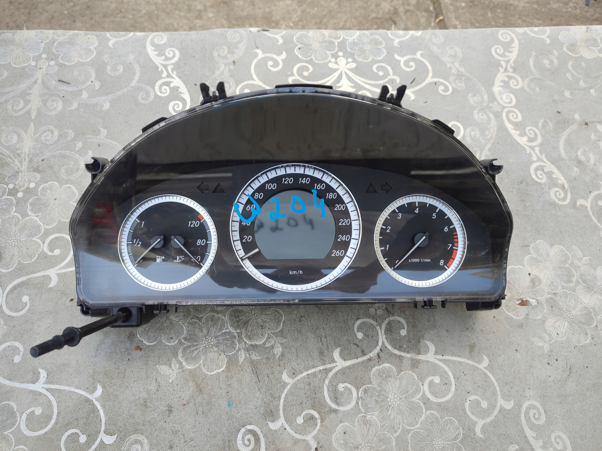 dials clock compressor; 1.8 MERCEDES W204 A2045408948