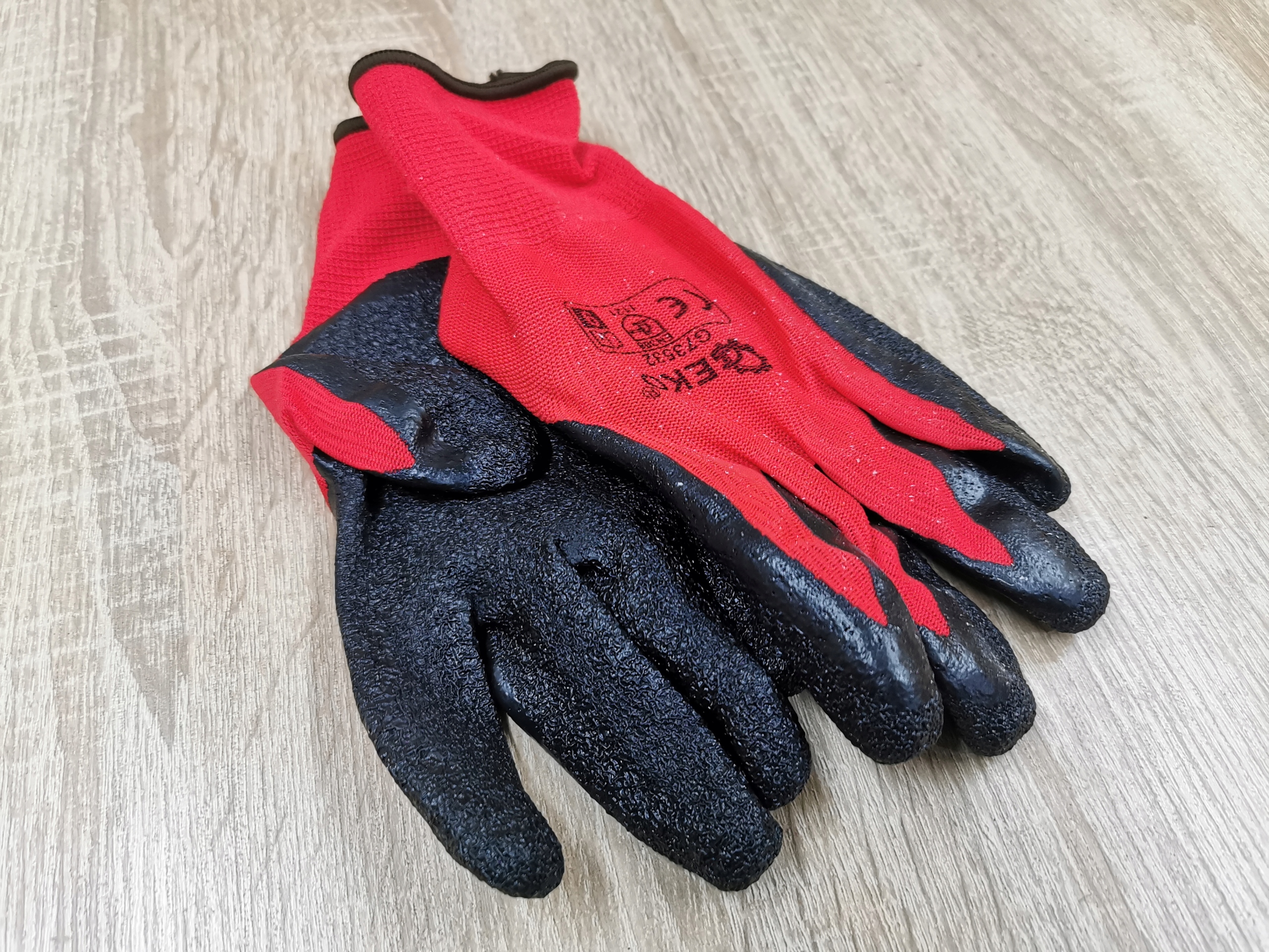 Rękawice robocze Ochronne LATEXOWE Czerwone ROZ 9 Wyrób medyczny nie