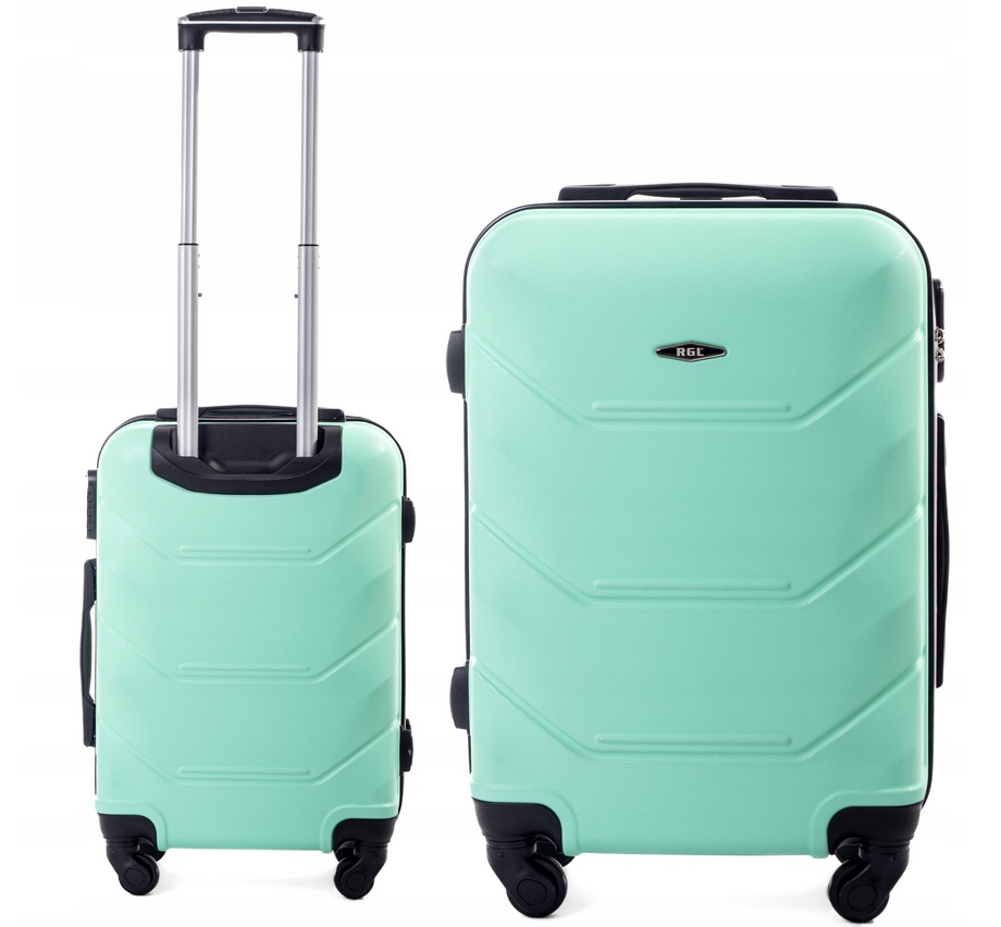 Kabinowa Walizka Podróżna Bagaż Do Samolotu Rgl Miętowy 55x40x20 Ryanair