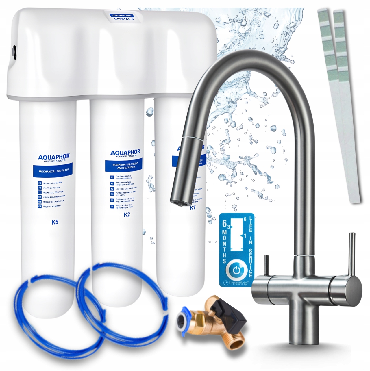 Podskříňkový Filtr Aquaphor Křišťál A Dřezová Baterie Do Kuchyně