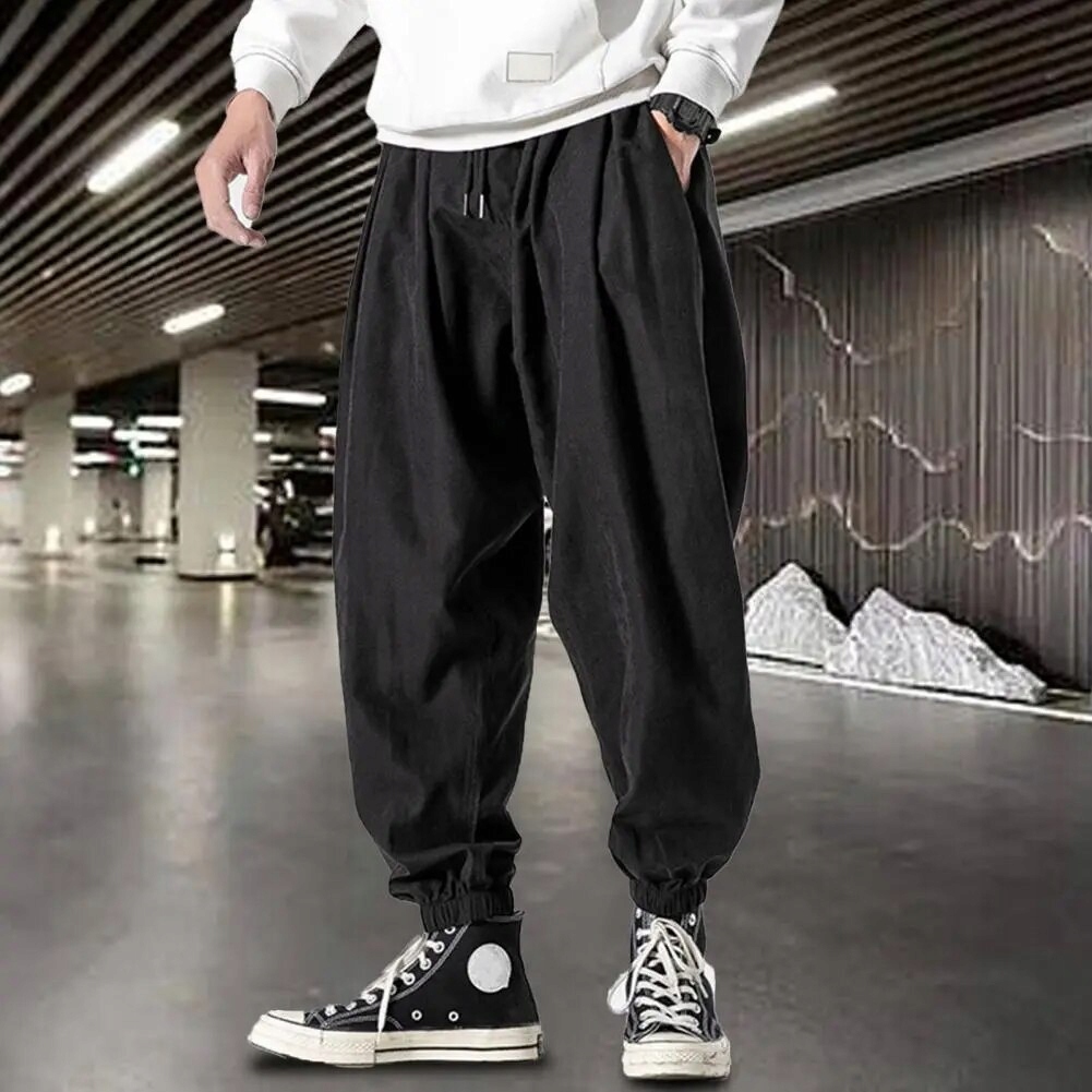 Man 2022 Autumn Winter Sweatpants Men Baggy Jogger