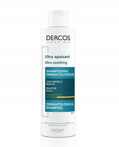 

Vichy Dercos Szampon ultrakojący włosy suche 200ml
