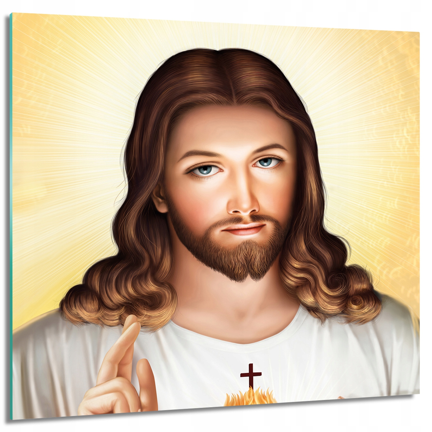 

Obraz na szkle na ścianę Serce Jezus obraz 60x60