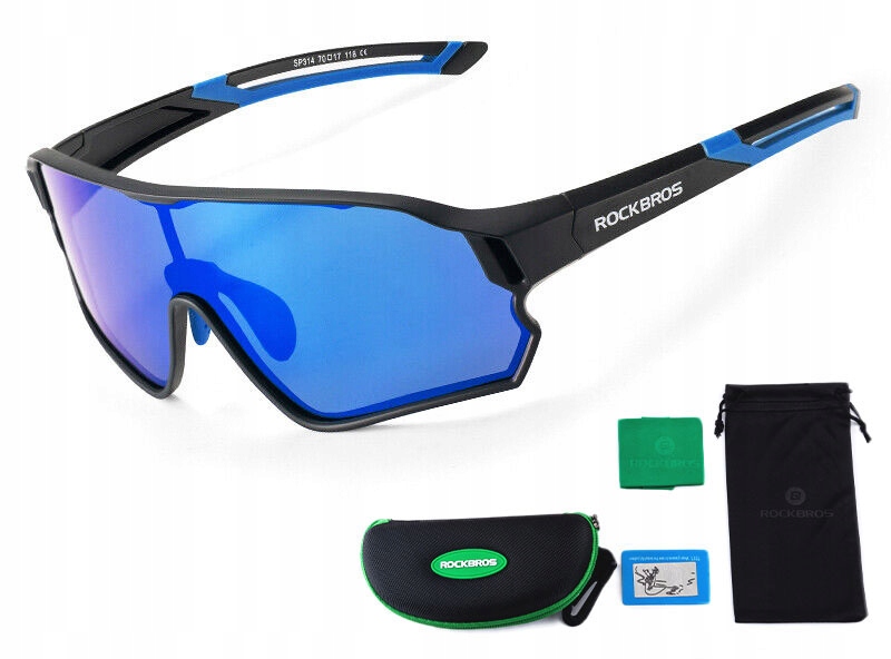 ROCKBROS Okulary rowerowe dziecięce 8-14lat polaryzacyjne UV400 SP314/1 CA