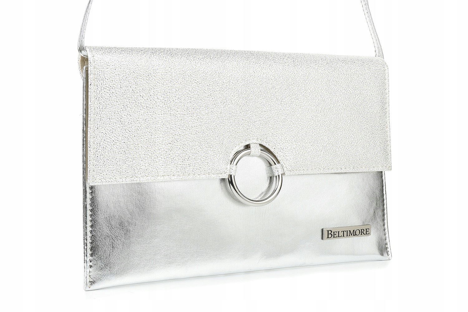 

Oryginalna damska torebka kopertówka pasek sztywna