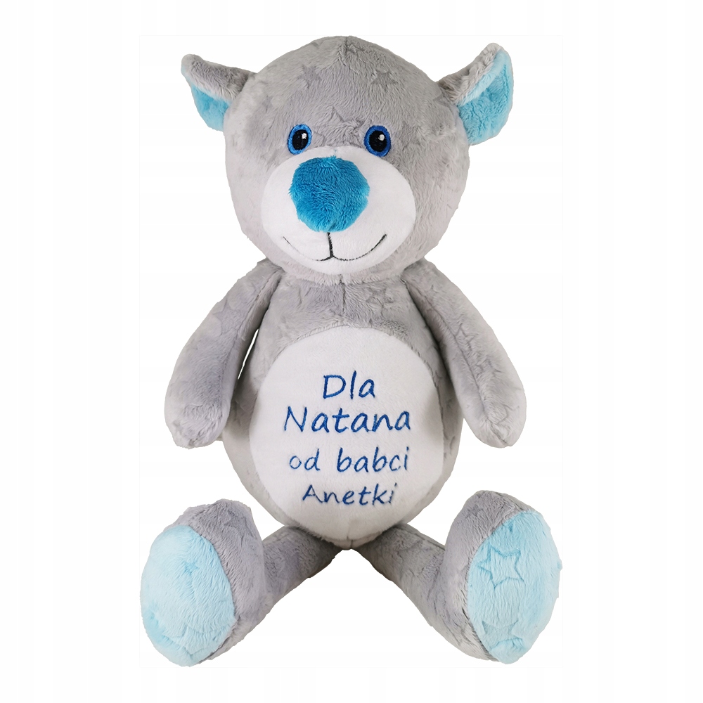 Plyšák Medvídek Personalizovaný Křest Narozeniny