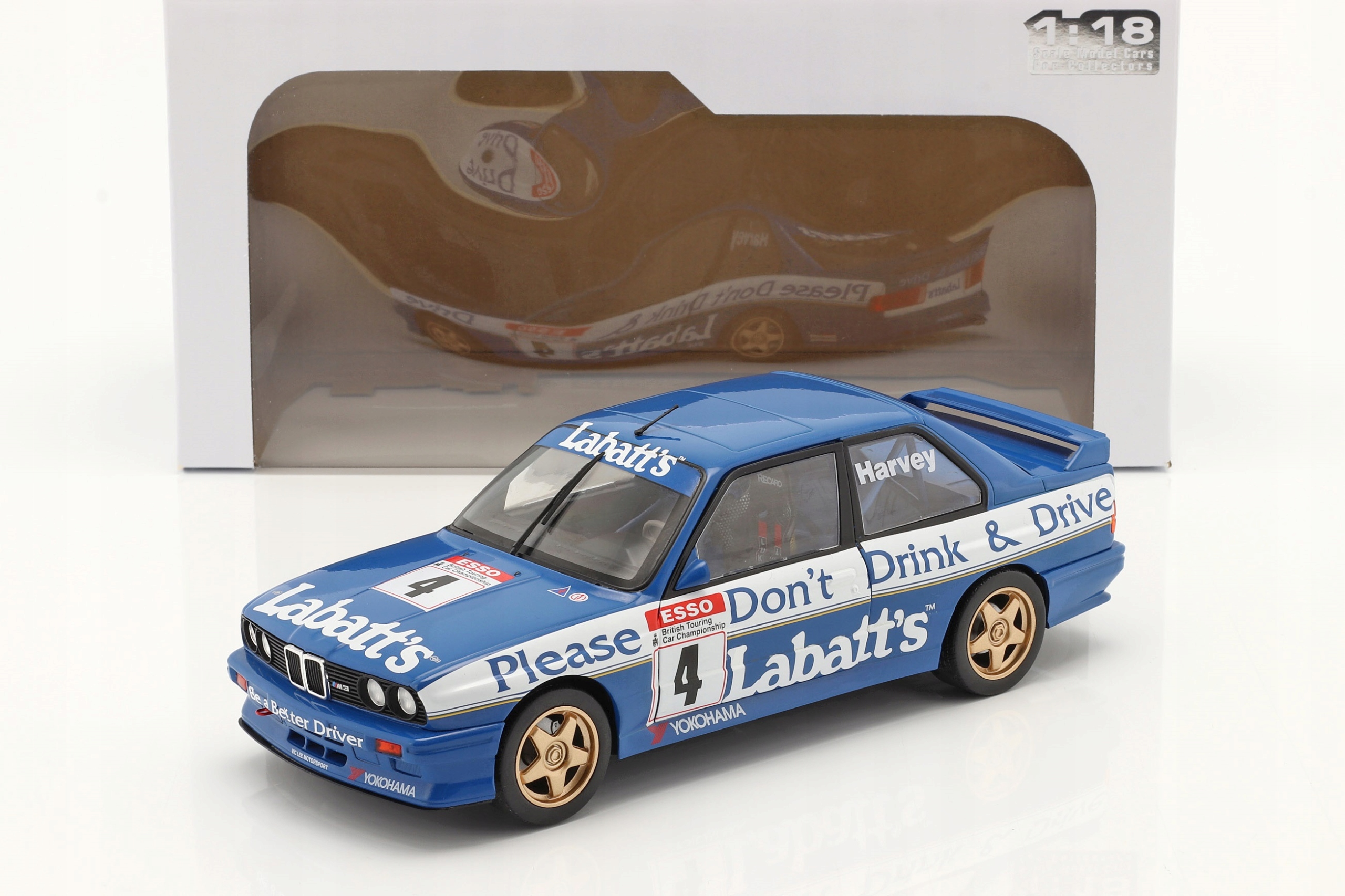 Solido Bmw M3 (E30) #4 T.Harvey Btcc 1991 1:18