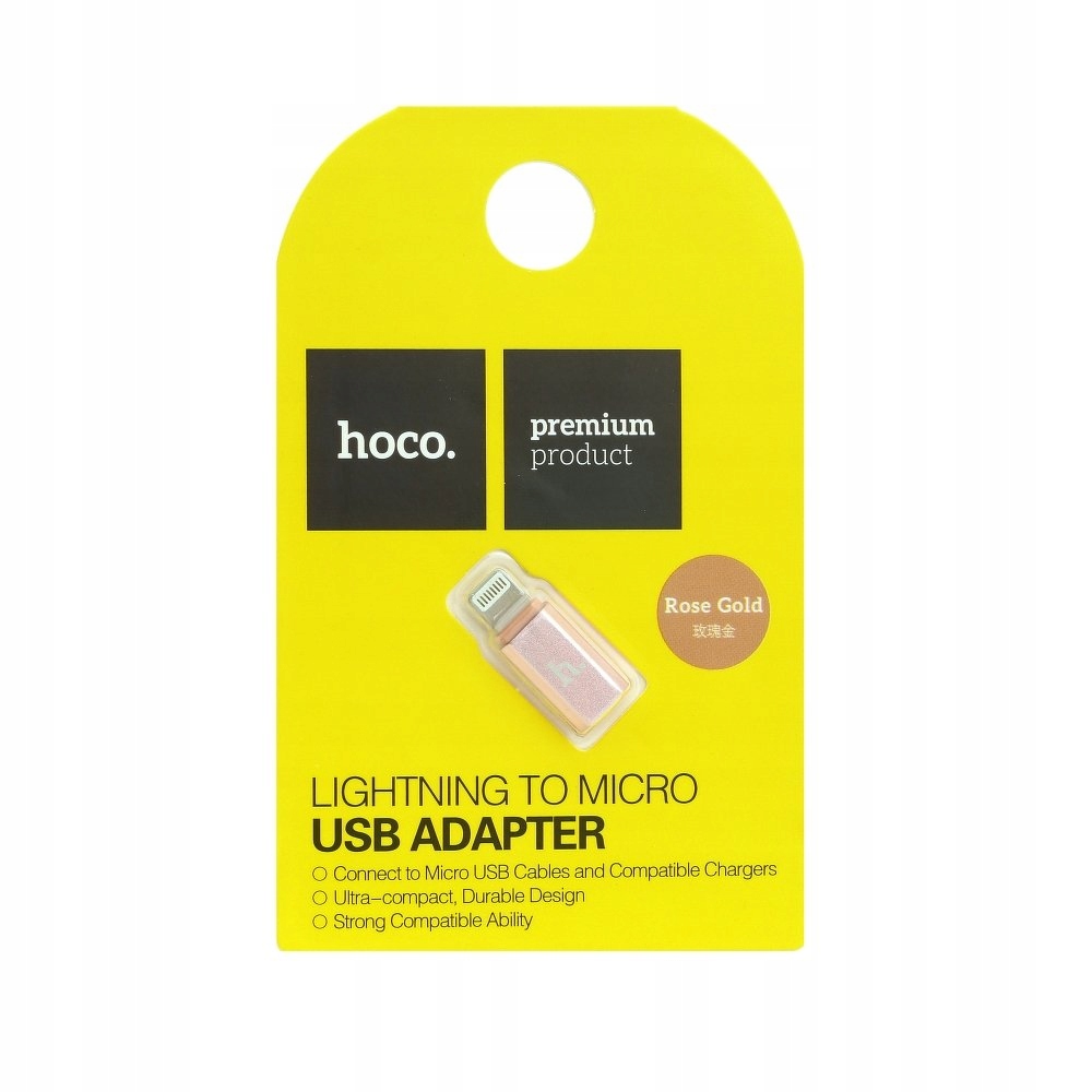 

Hoco adapter Micro Usb - Lightning