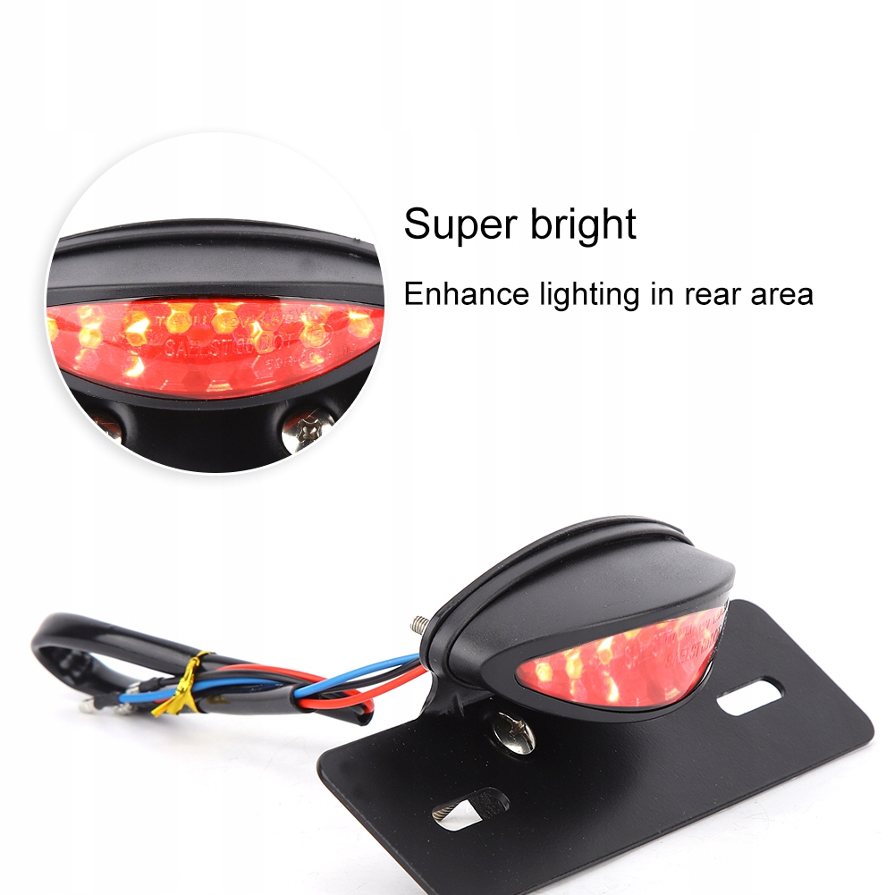 OŚWIETLENIE TABLICY REJESTRACYJNEJ MOTOCYKLA Producent bez marki