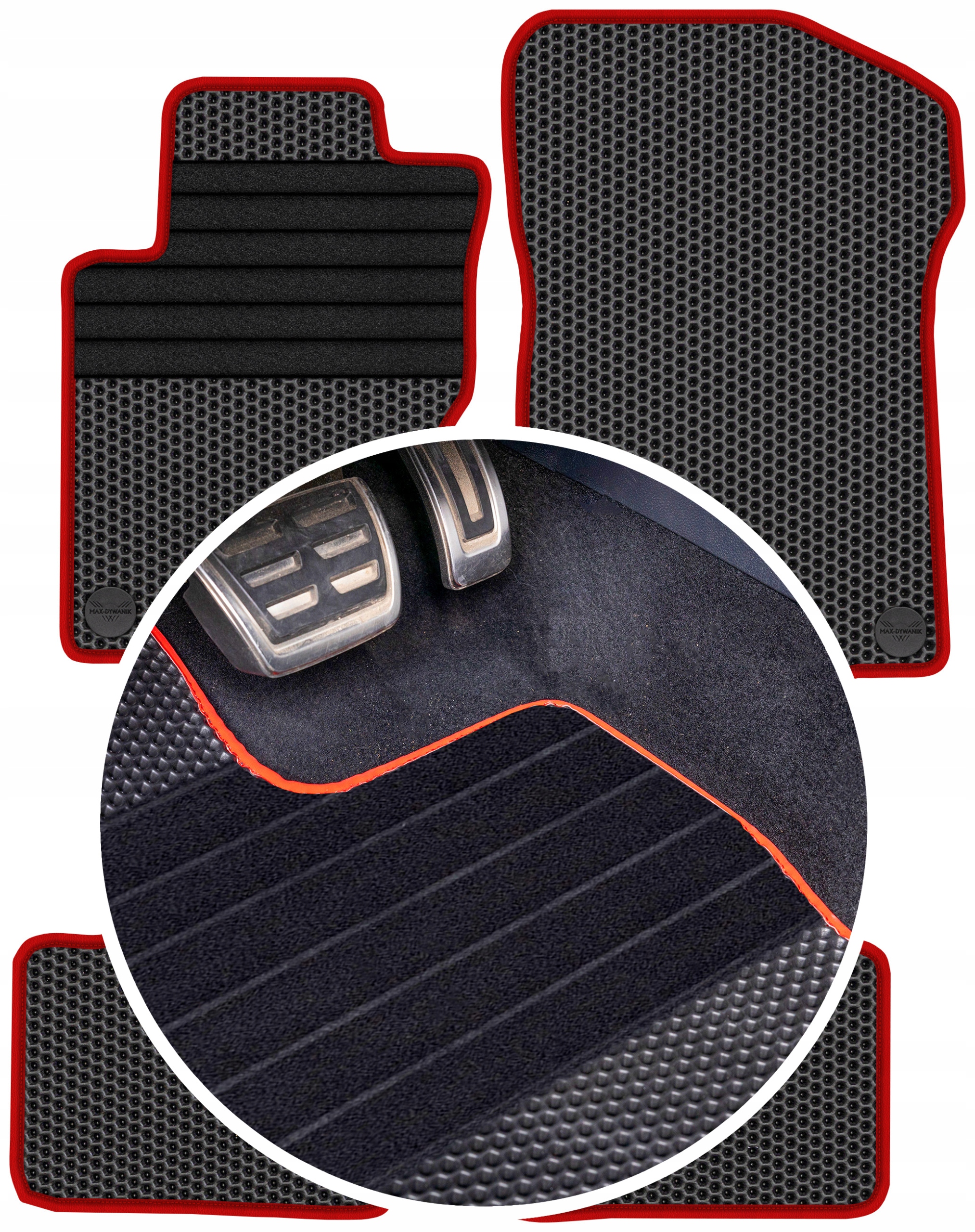 Mercedes Gl X164 2006-2012 Gumové koberce Eva Eternity Plastry Medu