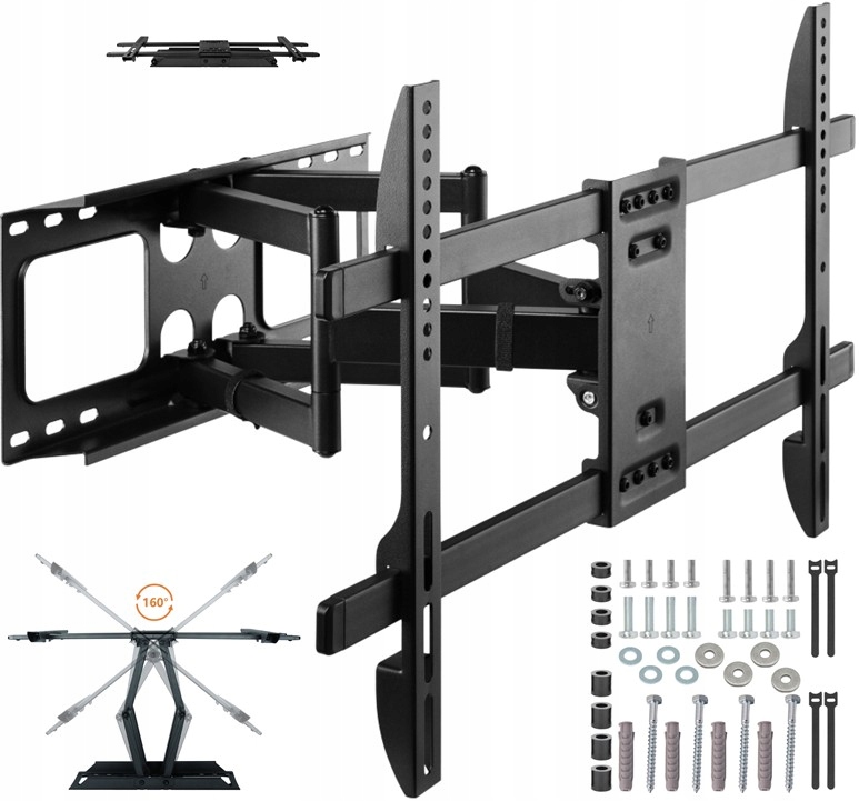 Otočné Upevnění Na Stěnu Pro Televizor 50 Palců Hisense s regulací