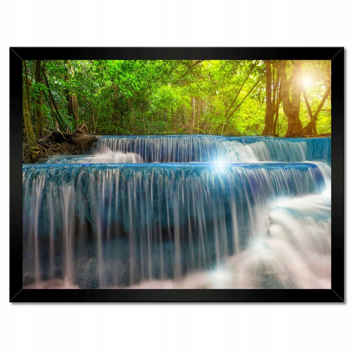 Plakáty v rámu 40x30 Tropiki Krajina Kaskáda