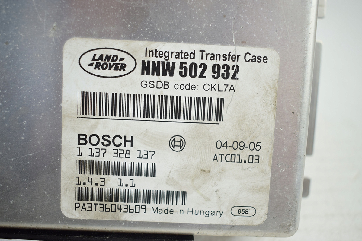 control unit module gearboxes LAND ROVER NNW205932