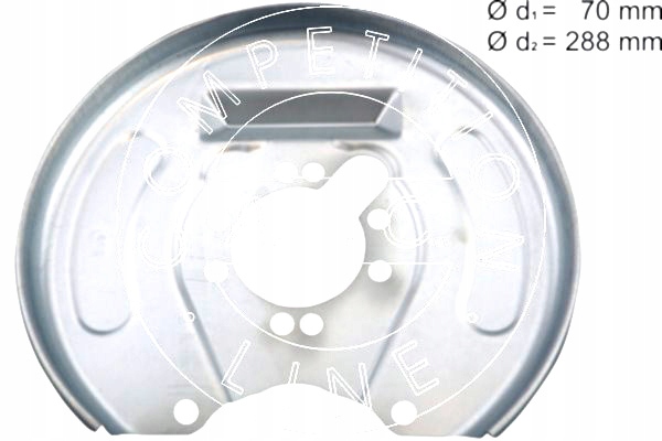 OSŁONA TARCZY HAM.TYLNA LEWA AIC Producent części AIC