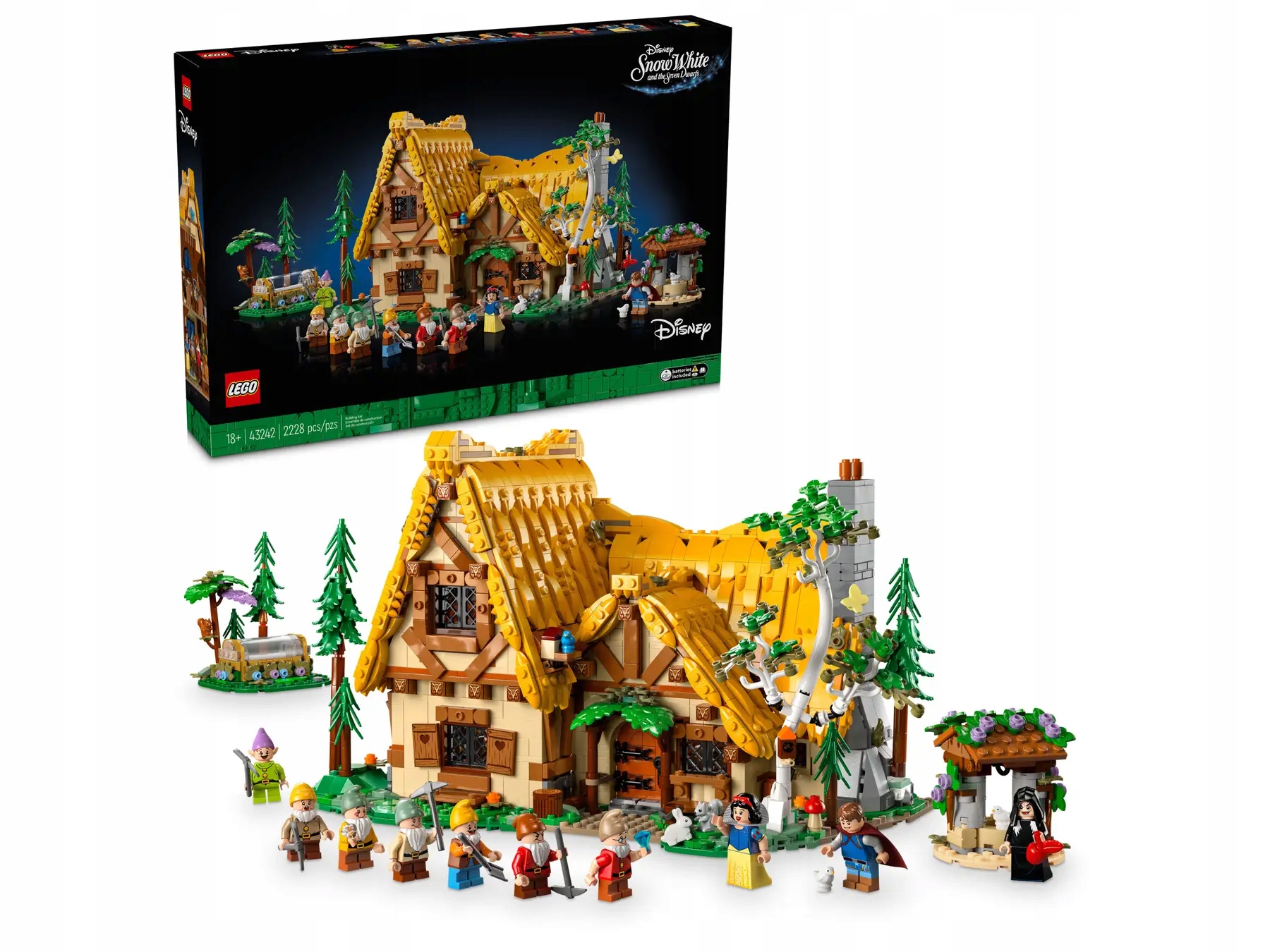Lego Disney 43242 Chata Sněhurky a sedmi trpaslíků