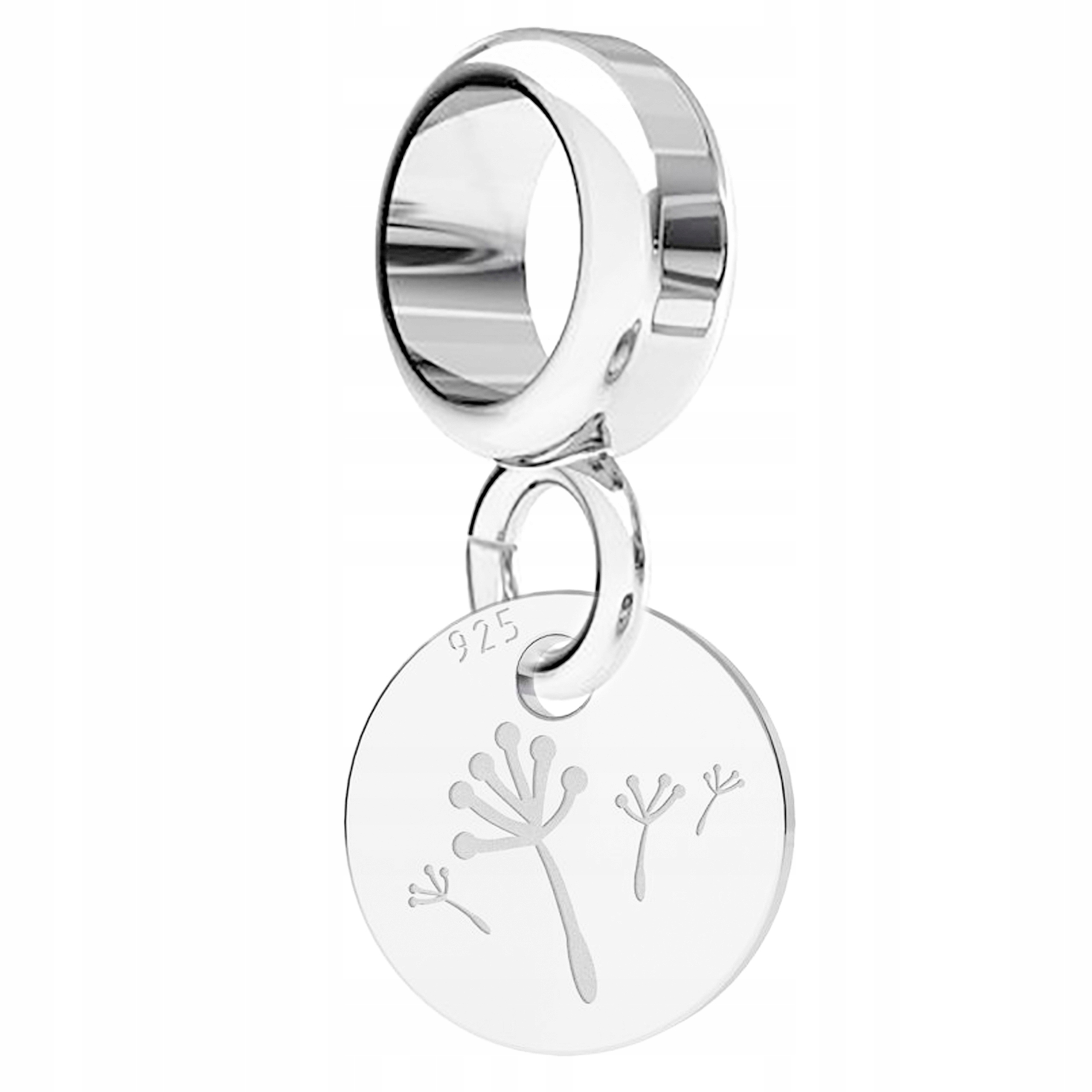 

Charms wiszący Blaszka Dmuchawce srebro 925