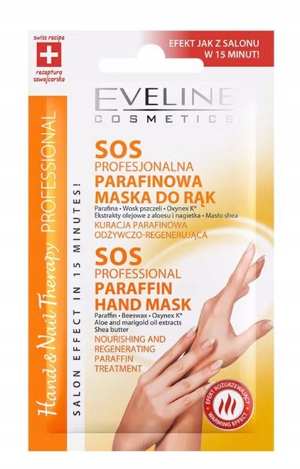 Eveline SOS Profesjonalna Parafinowa Maska do Rąk